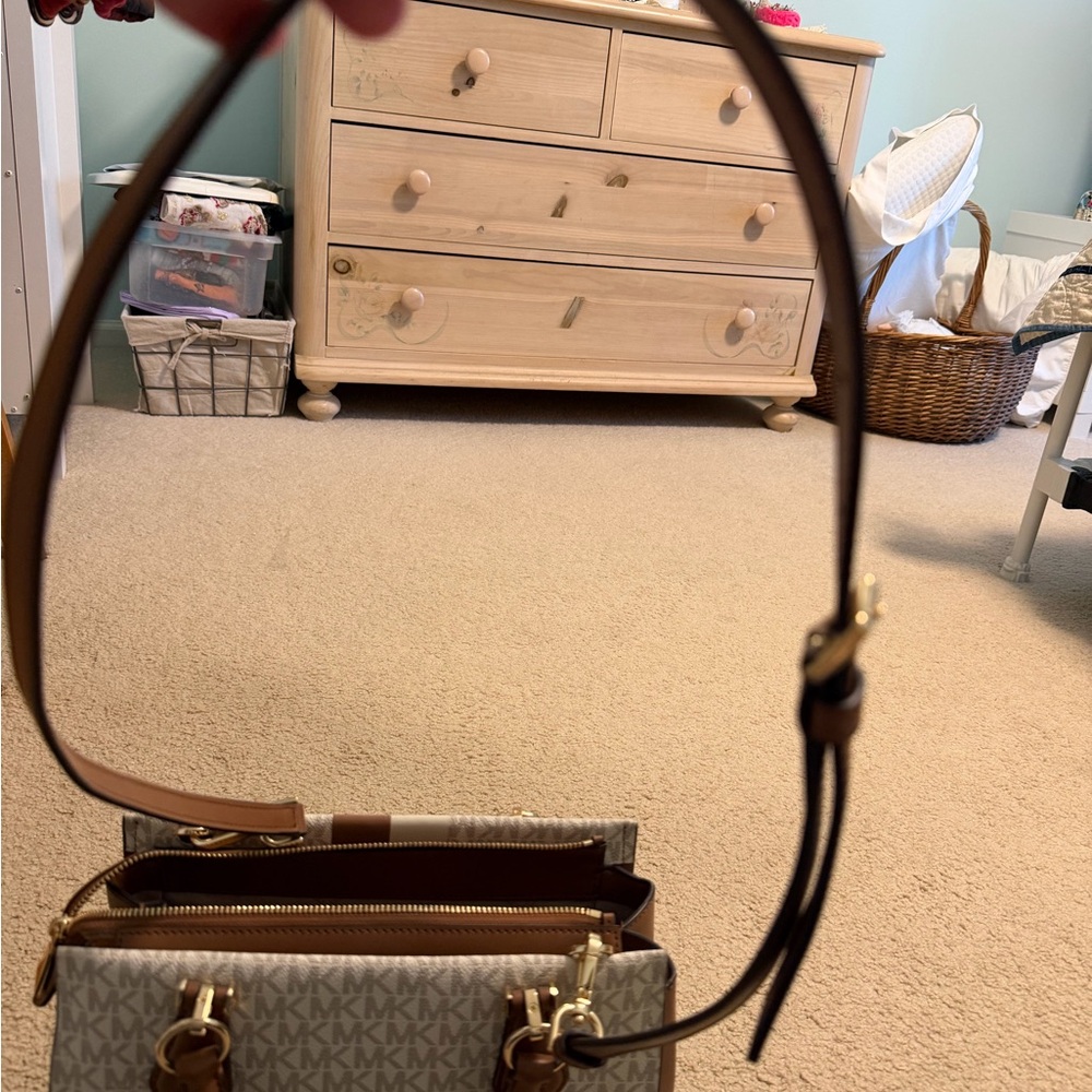 Michael Kors Brown and Cream Women's Bag - Picture 9 of 11